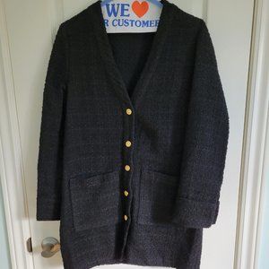 Zara Black Tweed Jacket Dress
